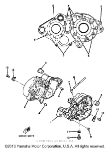 IT175J Картер двигателя