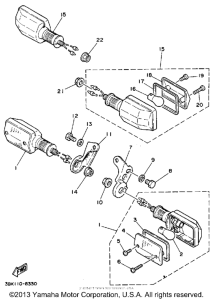DT50W Поворотники