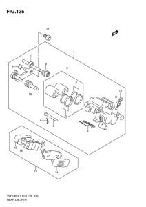 VLR1800 Задний суппорт