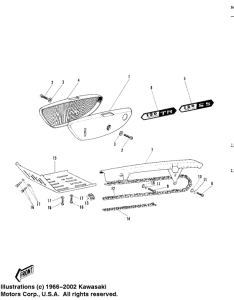 C2 Side covers / chain cover / chain