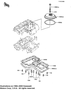 KZ1000 Крышка сапуна / маслосборник