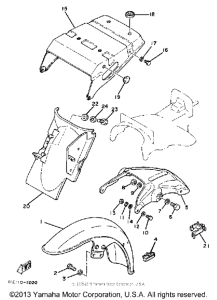 SR185J Крыло переднее и задние