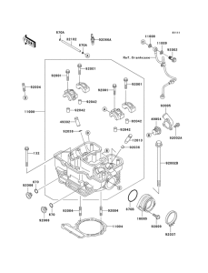 KL650 Головка цилиндров