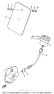 TY250A Спидометр