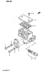 GS1100 Передний тормозной цилиндр