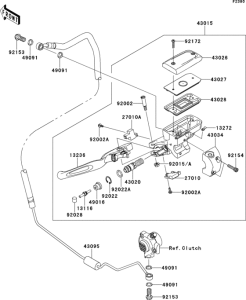 VN1700 Цилиндр сцепления