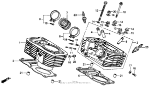 VT600C Cylinder (rr.)