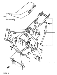 RM250 Frame-seat