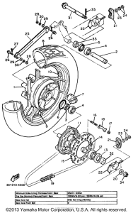 FJ1100N Переднее колесо