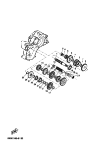 TZR50 Трансмиссия
