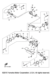XVS950A Поворотники