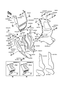 ZX1100 Обтекатель нижний