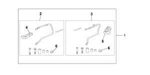 CBF1000 Pannier stay