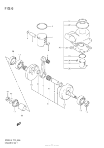 RM85L Коленвал