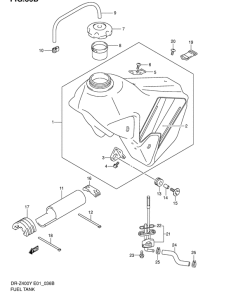 DR-Z400 Tank fuel