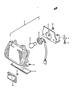GSX-R400 Rr. comb. lamp