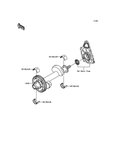 EX650 Валансирный вал