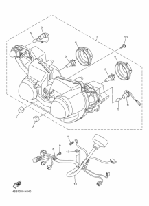 YZF-R1 Headlight assy