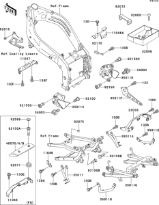 ZX400 Battery case(1 / 2)