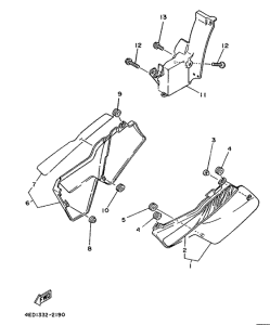 DT80LC Боковые обтекатели