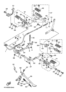 XV535 Support repose pied