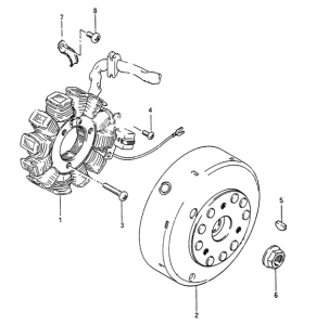 RG250 Зажигание