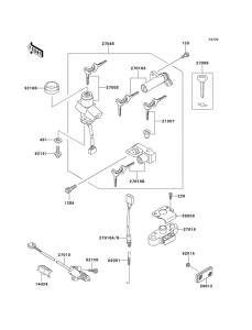 ER500 Выключатель зажигания