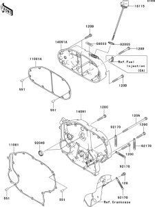 VN2000 Крышки двигателя правые