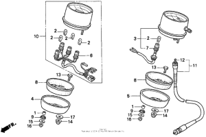 CB250 Спидометр