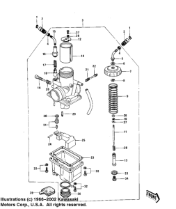 KE125 Carburetor assy