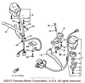 YX600T Рулевые переключатели