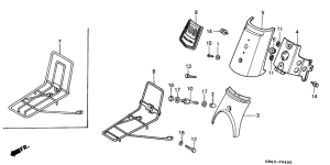 C90 Top cover / front carrier