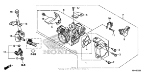 NSS300 (ABS) Корпус Дросселя