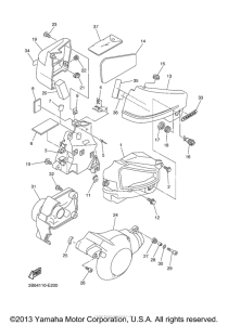 XVS650 Боковые обтекатели
