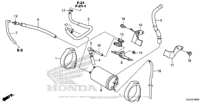 CRF250L (ABS) Канистра осушителя