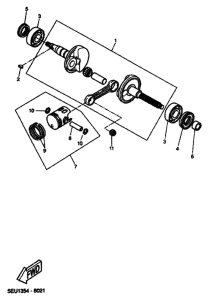 YH50 Коленчатый вал и Поршень