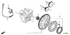 VT600C Муфта стартера