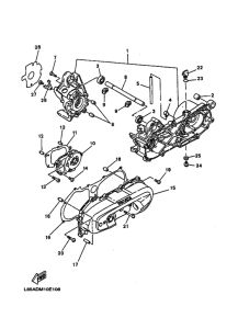 YN50 Картер двигателя