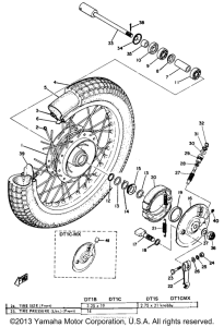 DT1C Переднее колесо