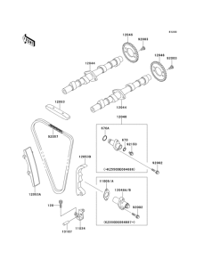 ZR550 Распредвал