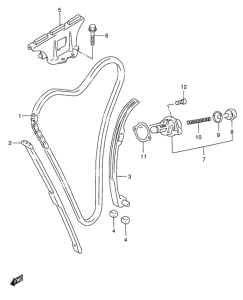 GSX600 Держатель направляющей