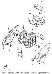 YX600T Боковые обтекатели