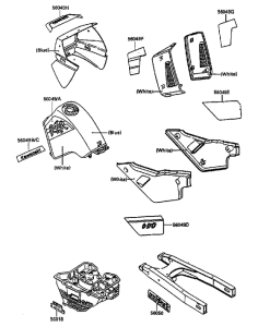 KL650 Наклейки