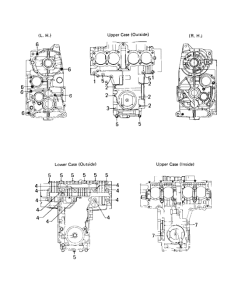 KZ1000 Crankcase bolt & stud pattern