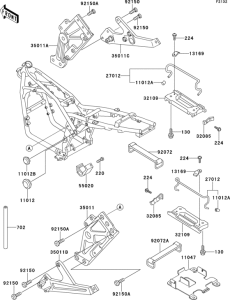 ZR550 Короб для АКБ