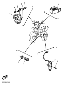 TT600R Электрика 2