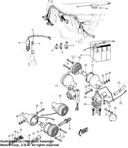  Turn signals / chassis electrical equipment