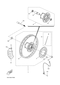 DT50RSM Переднее колесо 2