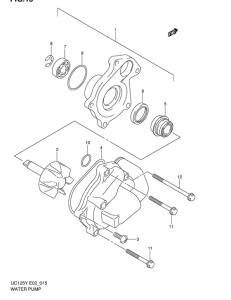 UC125 Водяная помпа