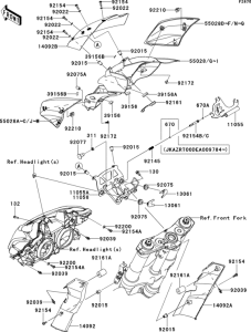 ZR1000 Cowling(1 / 2)(upper)